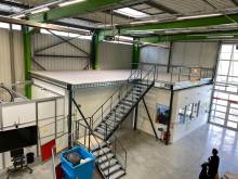 Notre zone d'activité pour ce service Installation de cloison grillagée pour plateforme mezzanine avec accès sécurisé pour stockage en hauteur à